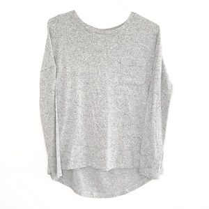 Merona Heathered Grey Tunic Sweater